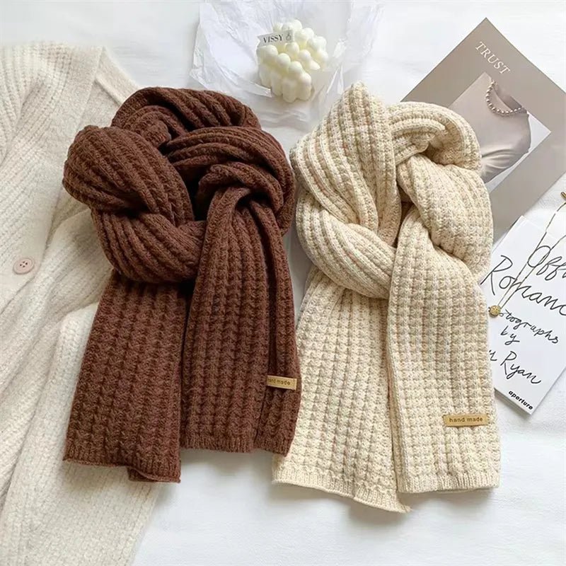 Warm Scarf Knit Thick Casual